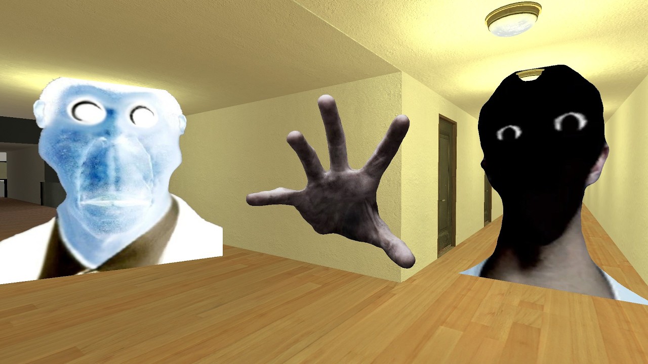 GMOD TOO MUCH NEXTBOTS CHASED ME ALL BOTS IN HOTEL ROOMS #gmod_#nextbots