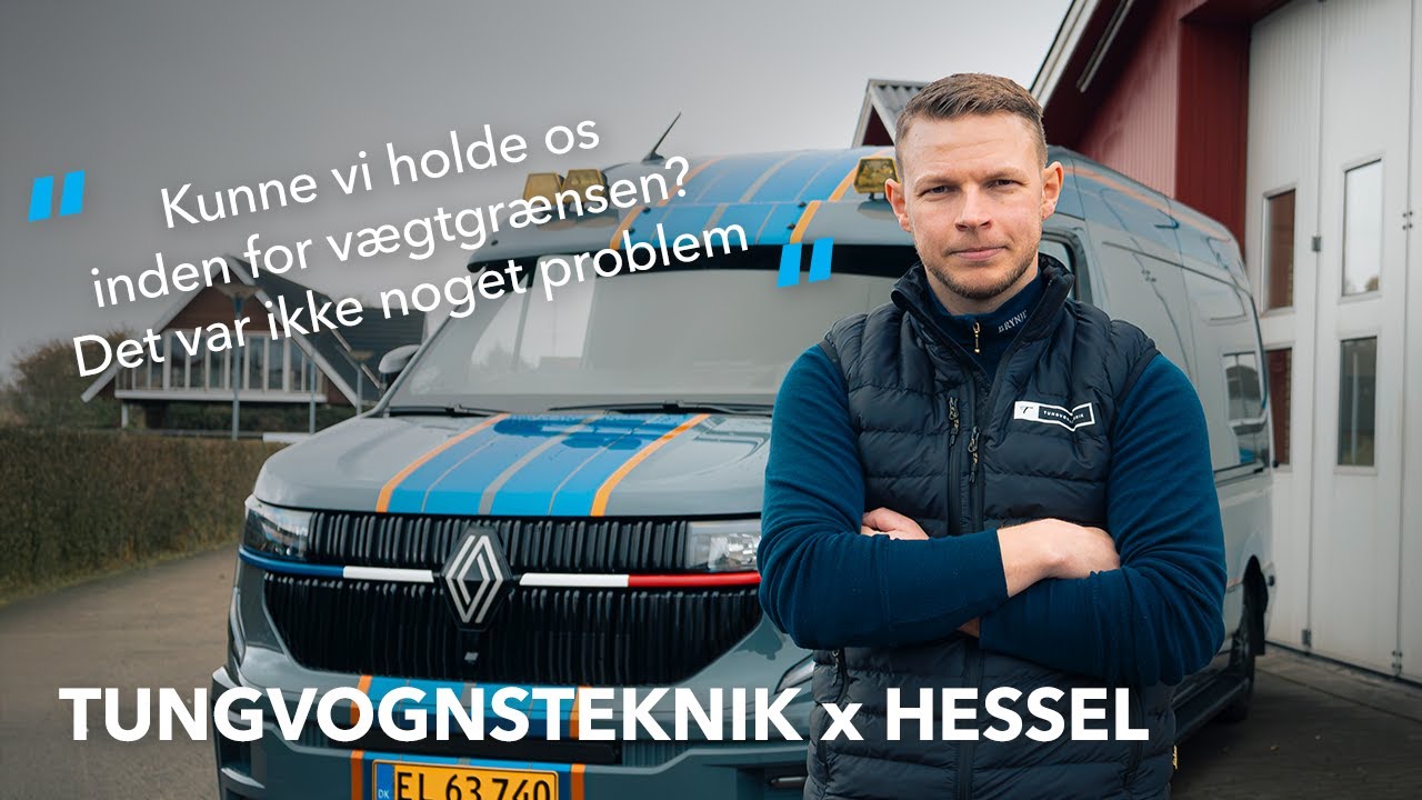 Renault Master E-Tech | Tungvognsteknik kører fuld læsset og har stadig ca. 310 km rækkevidde