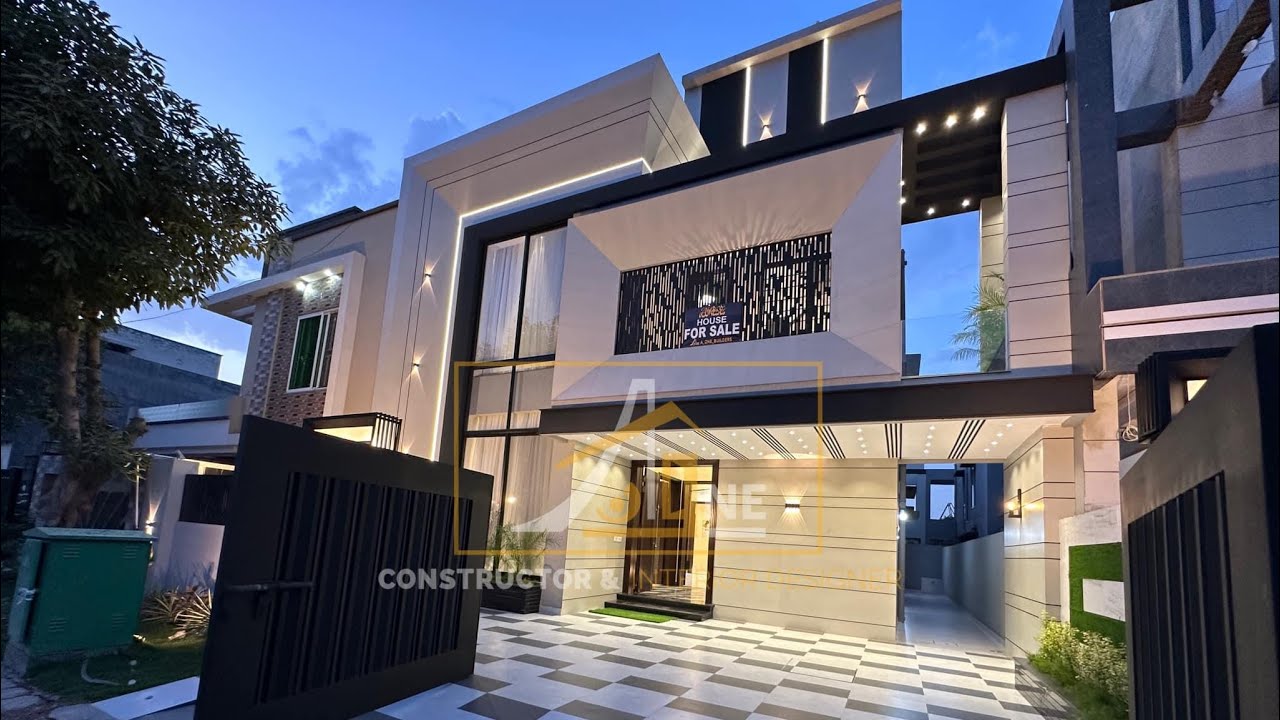 Ultra modern designed house | Modern interior design | Bahria town lahore | 4.95 crore