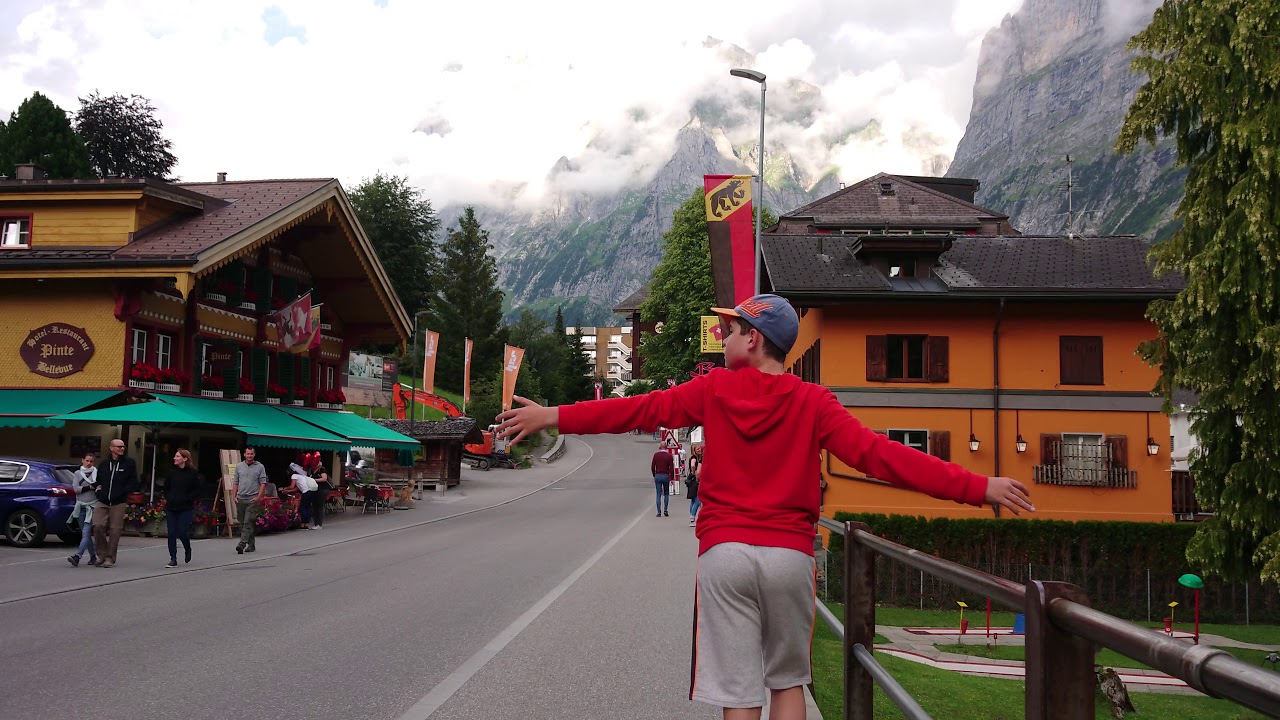Grindelwald in Switzerland Walking Tour 4K July 2020
