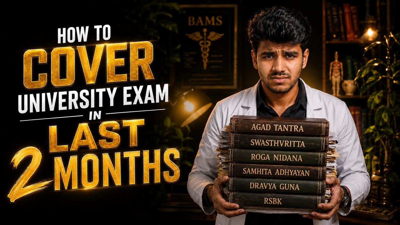  How to Cover BAMS UNIVERSITY EXAM in Last 2 Months 📚🔥 #bams #bamsexam #examstrategy #studentlife 