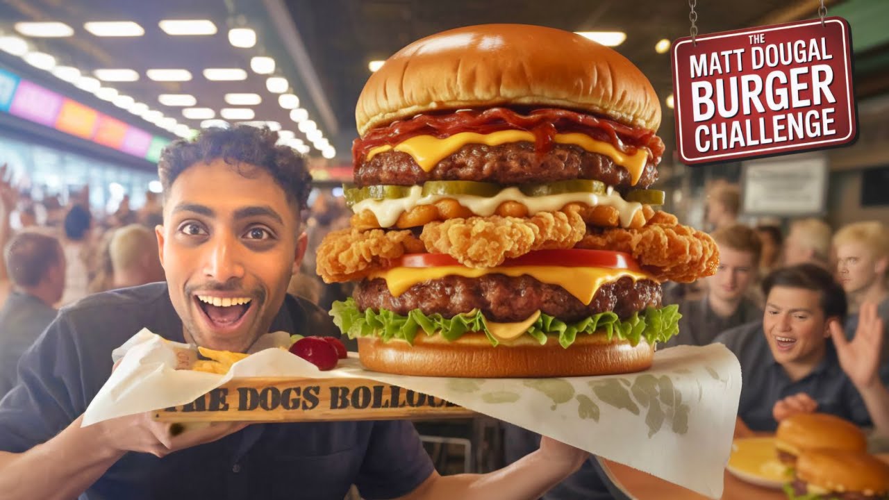 Eating The Biggest Burger In Cape Town 🇿🇦 The Matt Dougal Burger Challenge 🍔