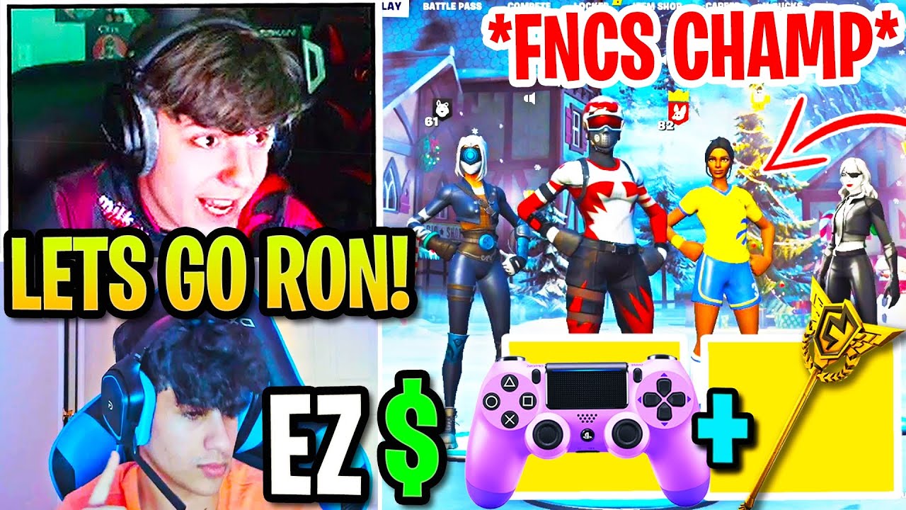 Clix & Ronaldo 2v2 FNCS Champ & Trash Talking Friend...THIS Happened! (Fortnite)