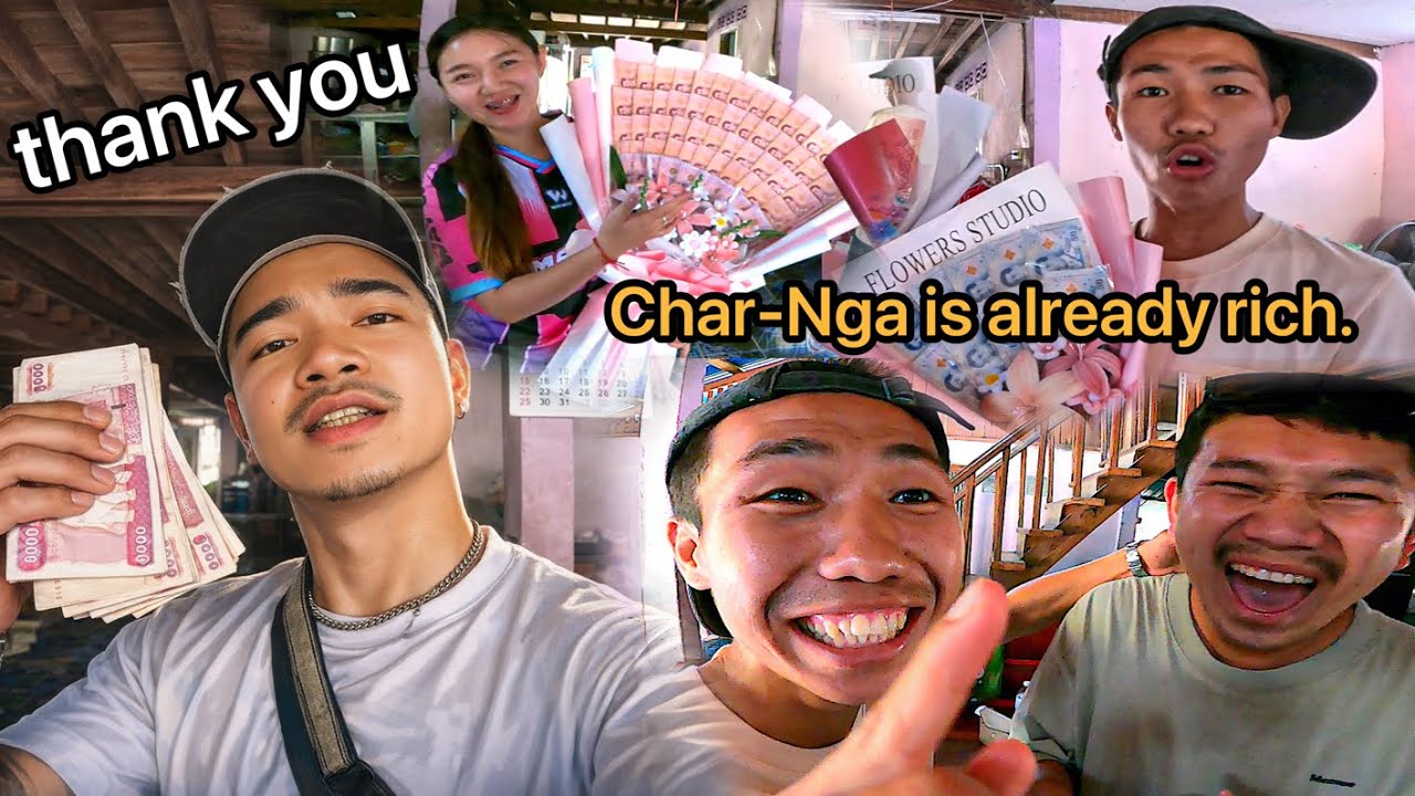 Famous people come to visit - CHAR NGA -