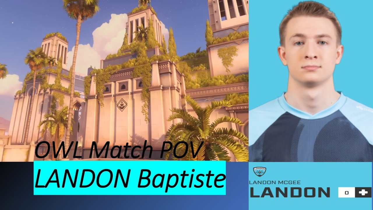 LANDON BAPTISTE POV on Oasis Overwatch League London Spitfire vs Boston Uprising