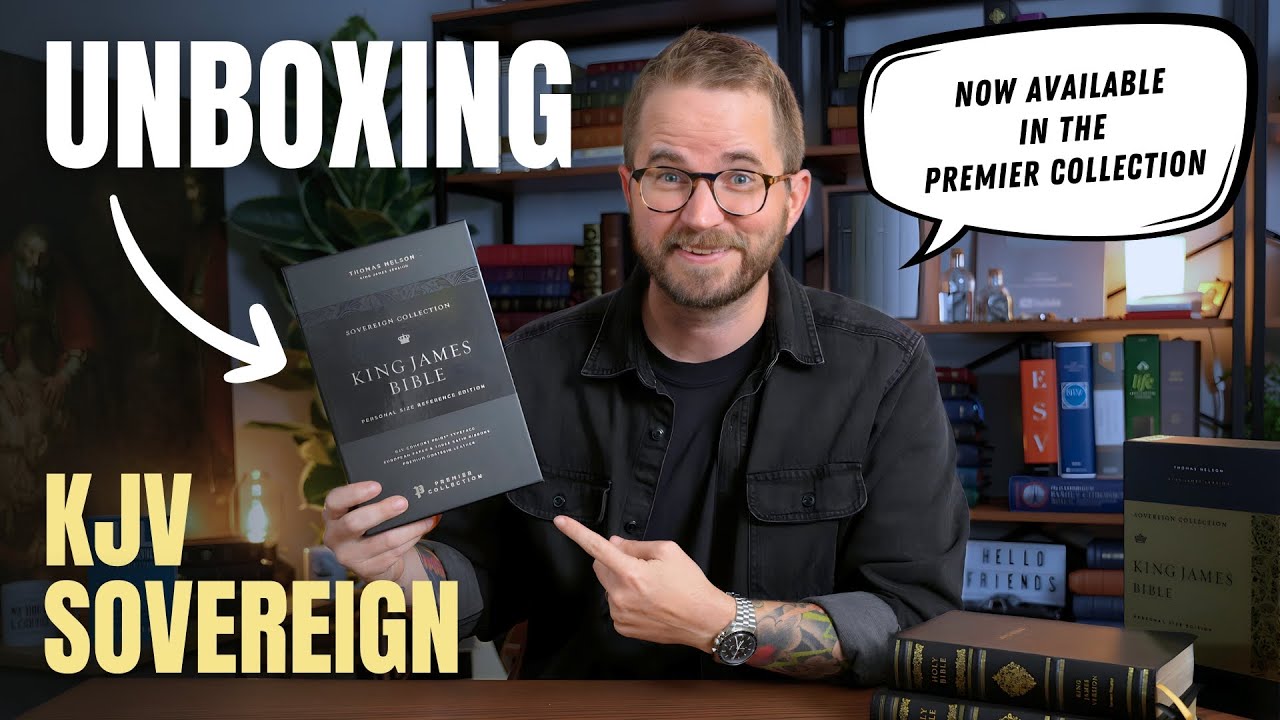 Распаковываем НОВУЮ Библию KJV Sovereign Collection 🖤📖 (Premier Collection)