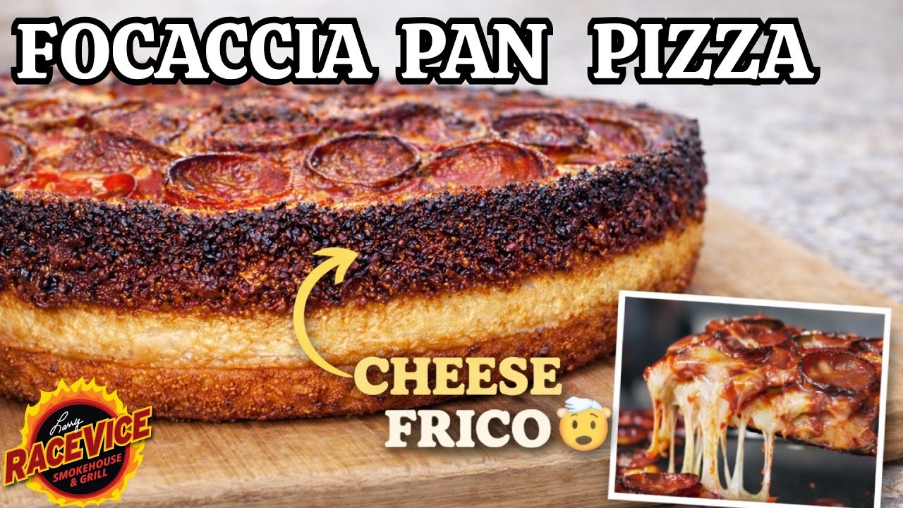 This Crispy Cheese Crust Focaccia Pizza Is Better Than Takeout | Same Day Sauce and Dough