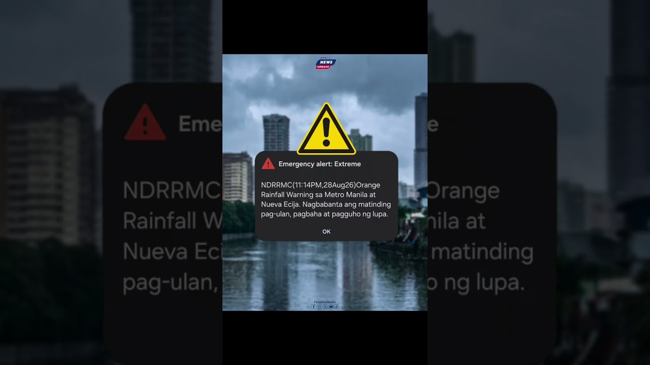 🟠ORANGE ALERT #pasignewsupdate #weather #weatherupdate #pasig #news