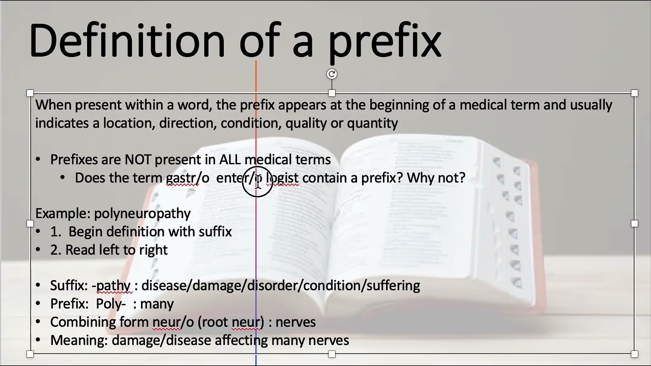 Week 6 Lecture Video   Prefixes