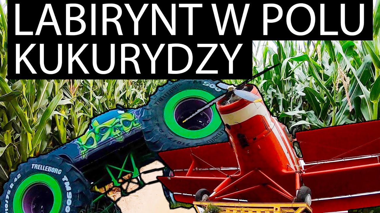 Podr&oacute;ż po Europie 2019 Labirynt w polu kukurydzy