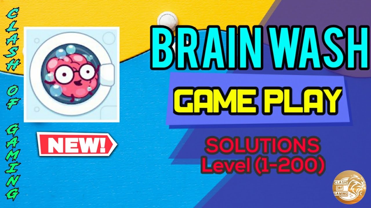 Brain wash Solutions walkthrough level 1-200