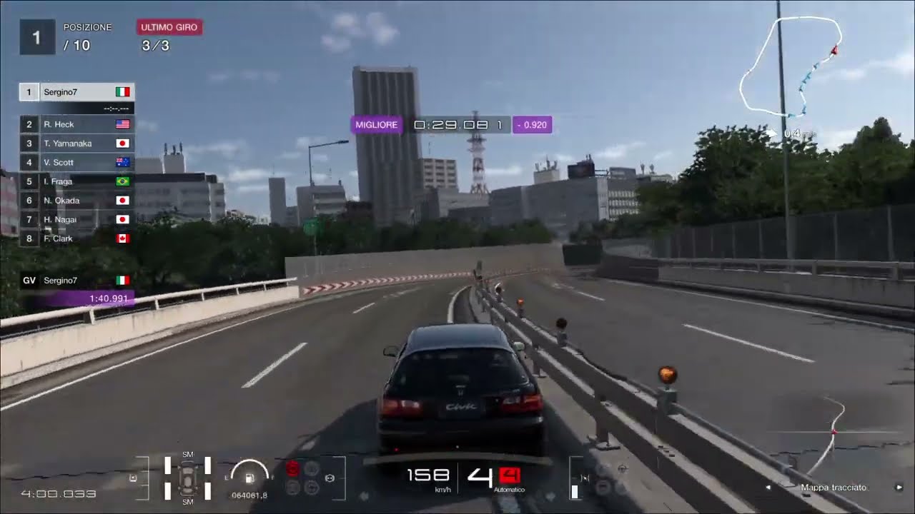 Gran Turismo™ 7 - Tokyo Expressway - Centrale senso antiorario - Sfida A/A giapponesi 450