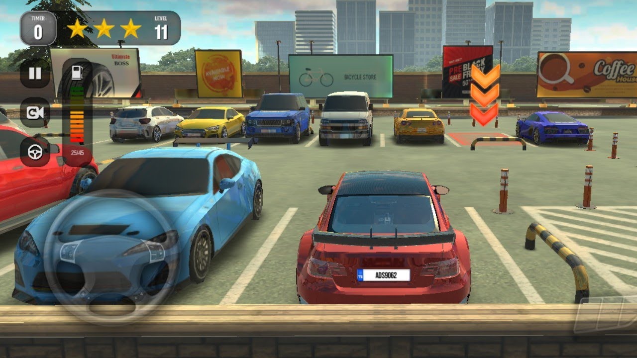 Car Parking Pro : Season 2 |Level's 11×20 Complete |Red Mercedes 🔴 #cargame #levels #gameplay 