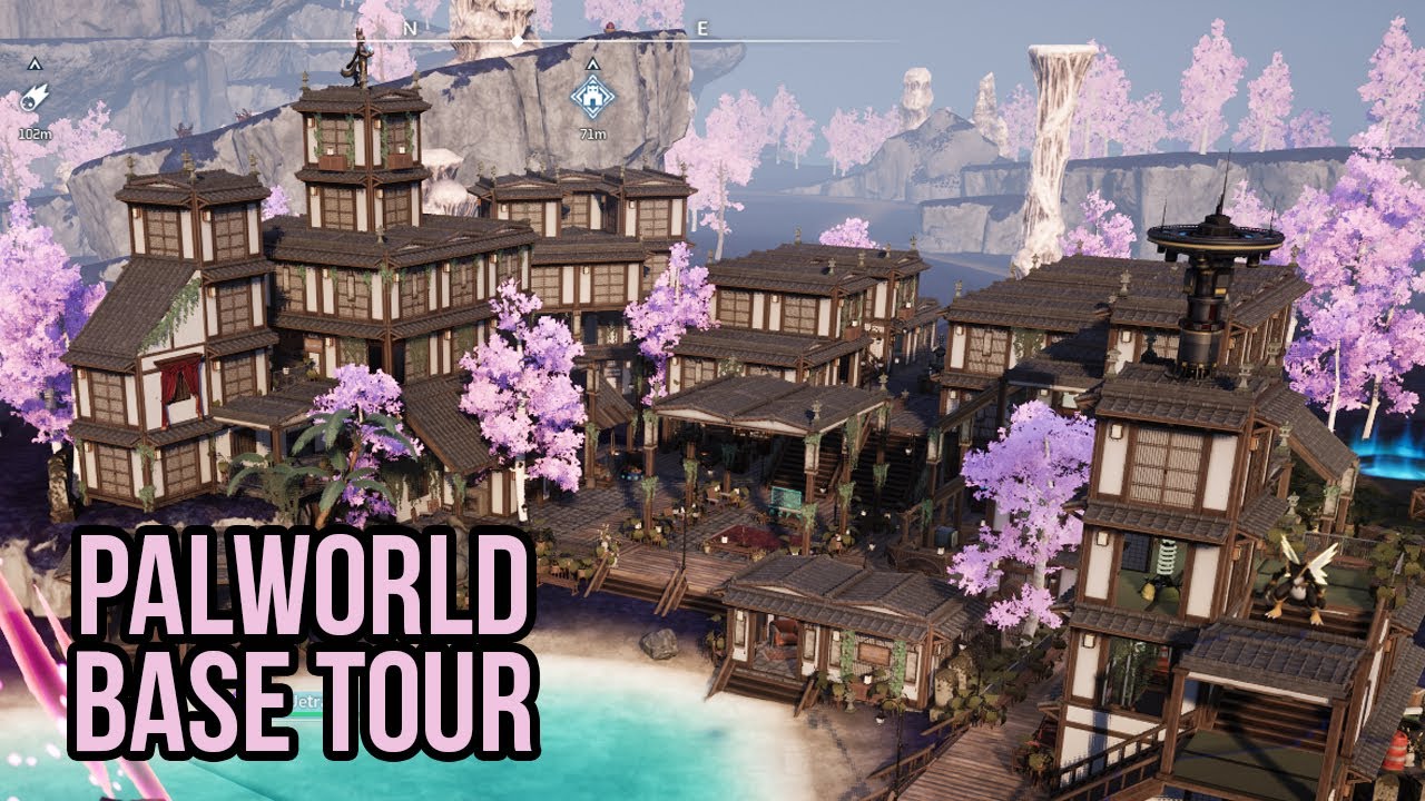 Palworld Japanese Village Base Tour [Feybreak Update]