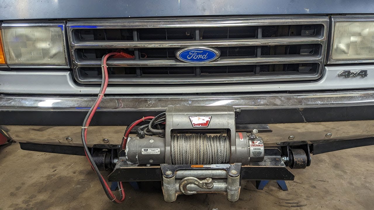 Building front recovery for our 1990 Ford Bronco