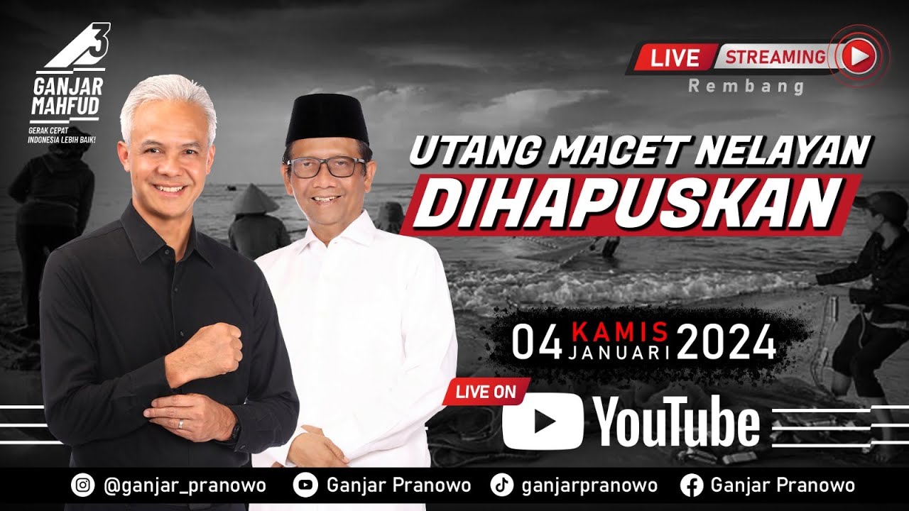 RembuGanjar Bersama Nelayan Kab. Rembang Provinsi Jawa Tengah
