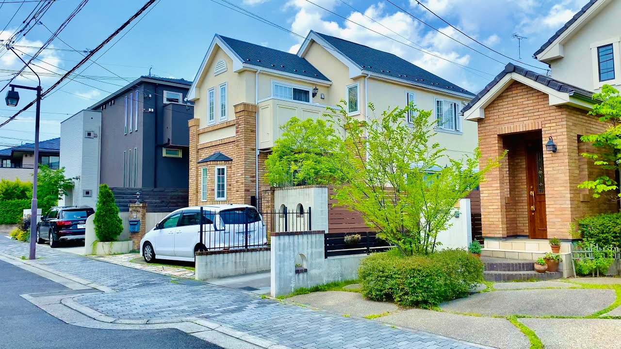 4K Japan Walk - Modern Japanese Houses | Neighborhood Walking Tour | Suburban Nagoya (1/6/2021) #3