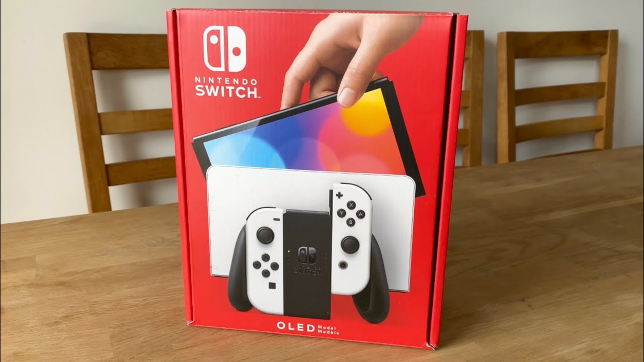 Nintendo Switch OLED Unboxing ASMR