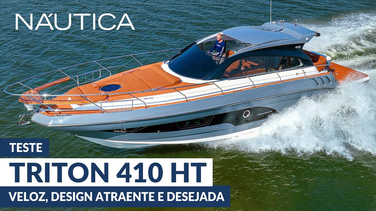Teste Triton 410 HT: uma lancha veloz, moderna e espaçosa | NÁUTICA