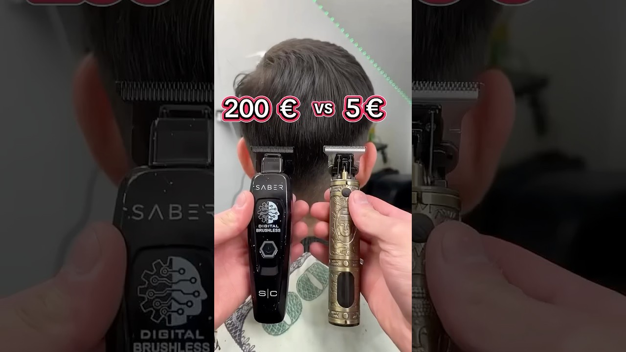 $200 SABER by StyleCraft VS $5 TEMU Trimmer 💈🤔💭