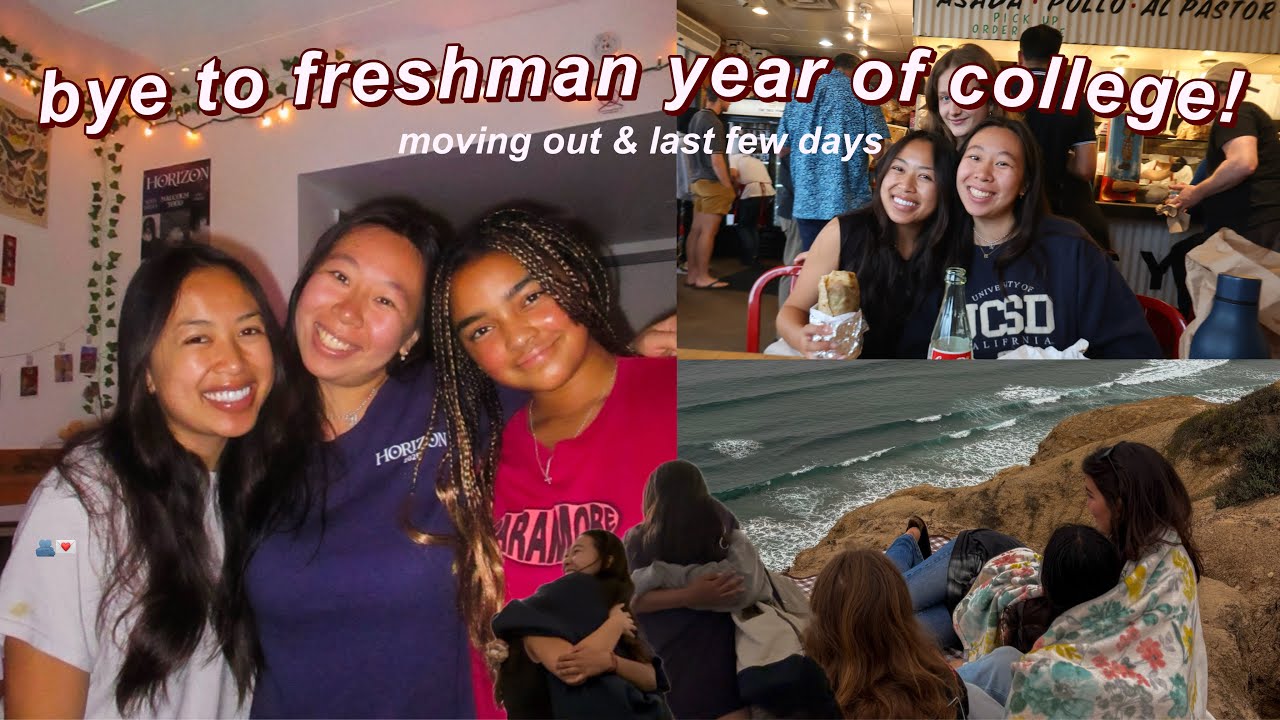 last days of college freshman year & moving out!bye to my dorm & college friends: bye freshman yr 25