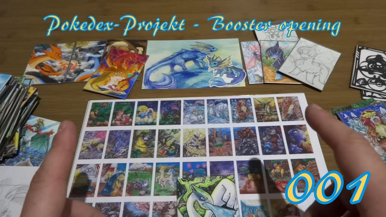Pokedex-Projekt - Pokemon Booster opening 01 (KaKAO-Karten)