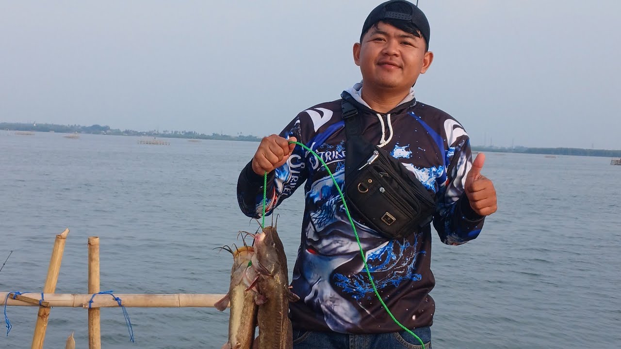 Mancing di bagan tengah cinamprak‼️ hasilnya lumayan meski panas melanda kulit...