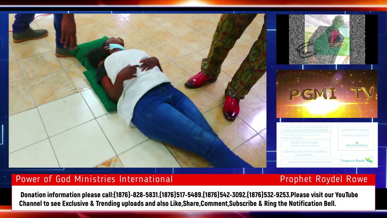 Prophetic & Deliverance Ministry/Prophet Roydel Rowe/PGMI Tv