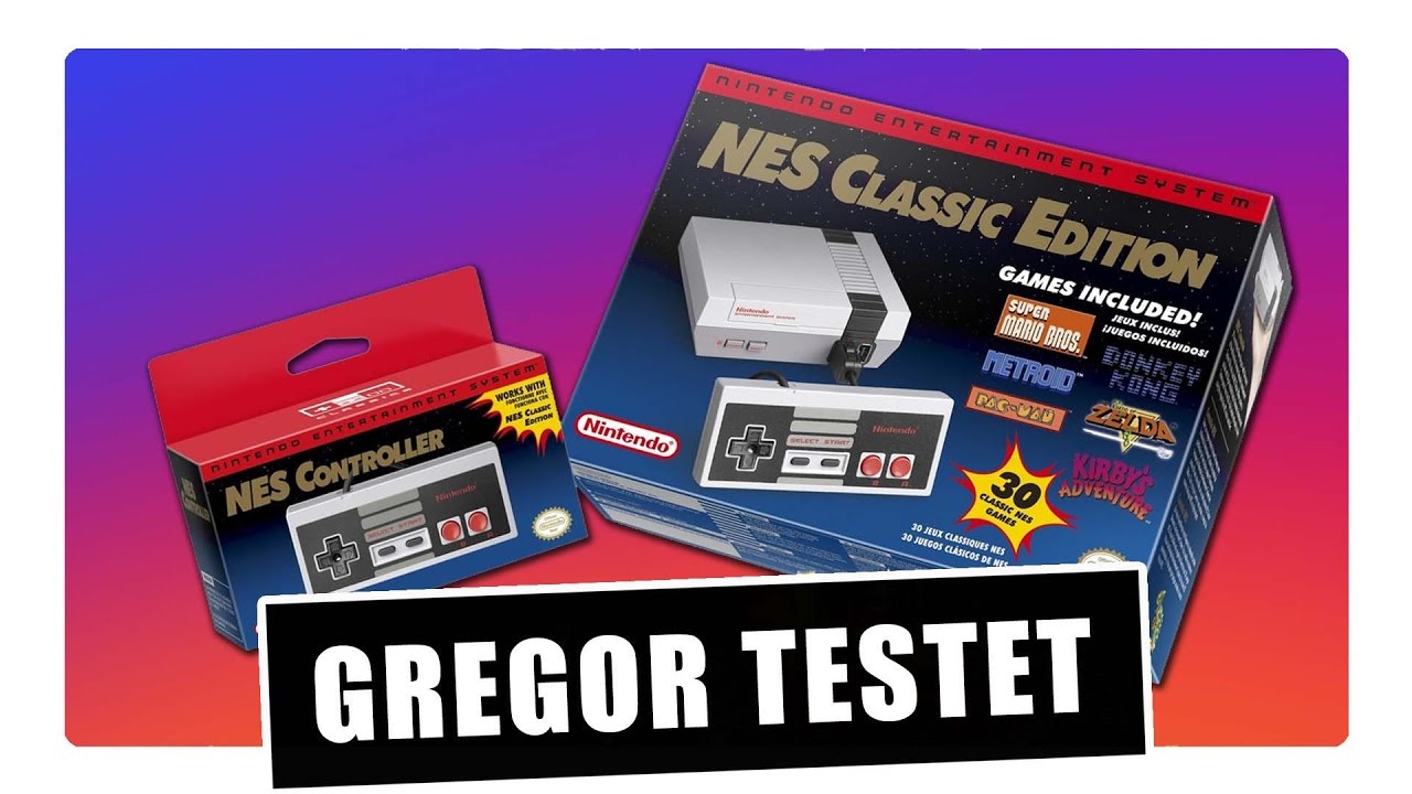 Gregor testet das NES Nintendo Classic Mini (Review)
