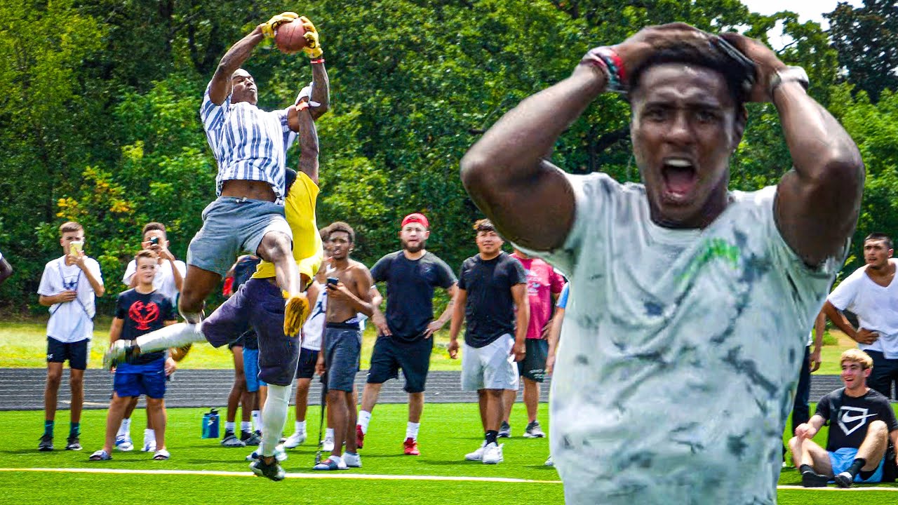 THE MOST DISGUSTING CATCH I'VE EVER WITNESSED!! (DALLAS 1ON1'S W/ DEZ BRYANT)