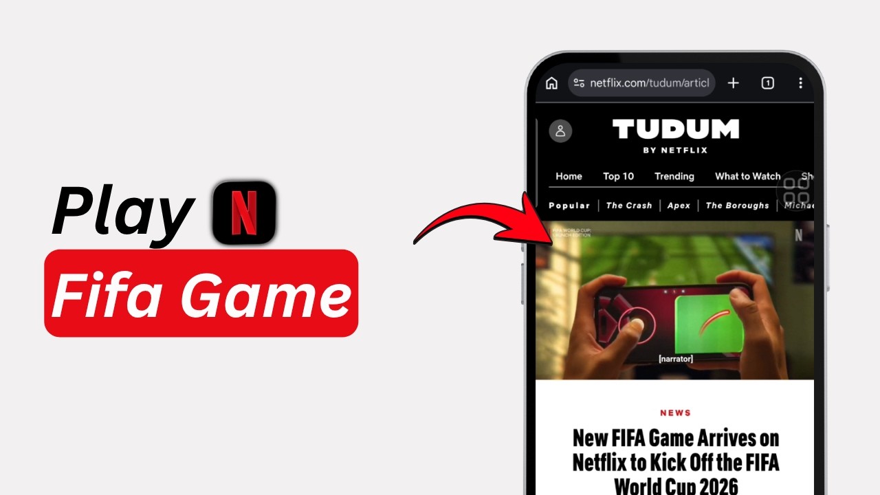 Как играть в футбольный симулятор FIFA на Netflix (2026)