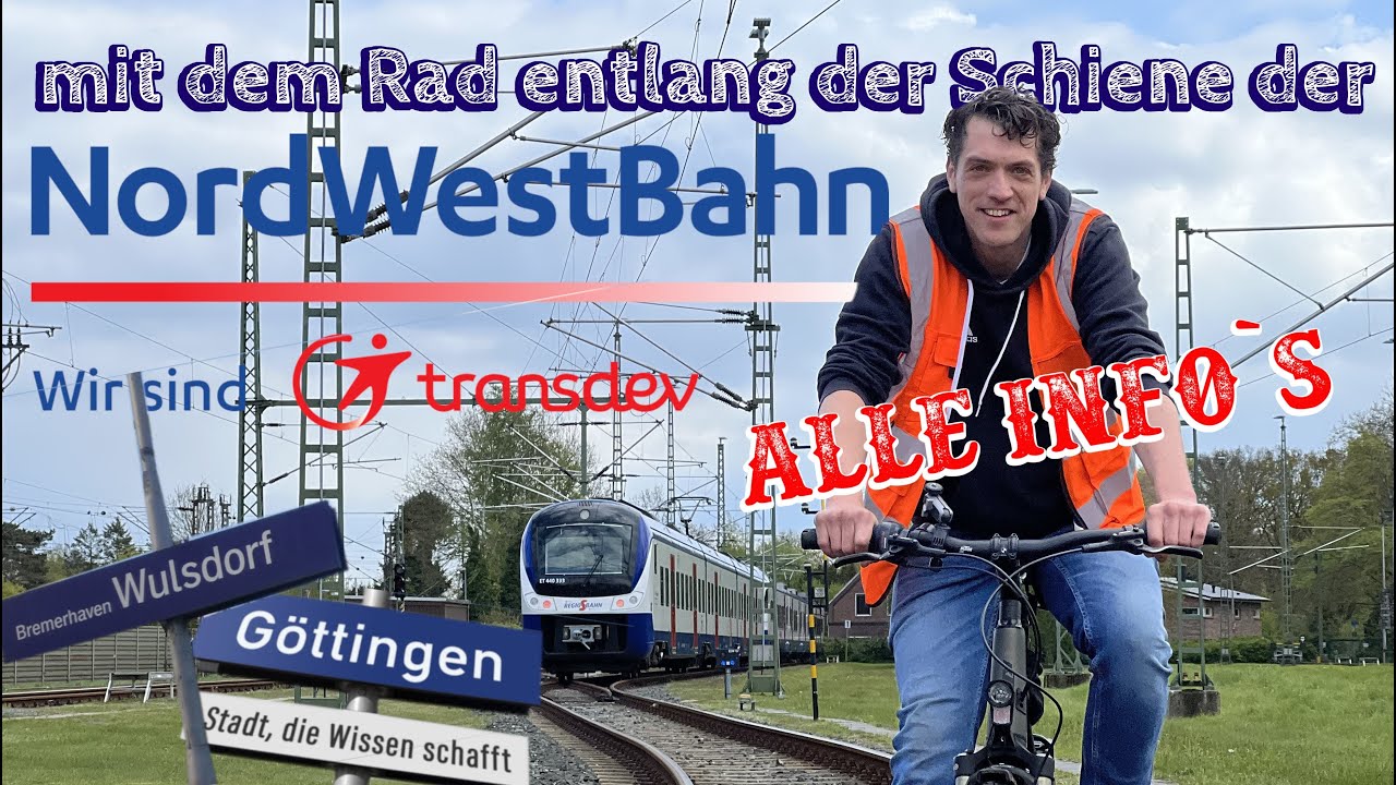 Mit dem Rad entlang der Schiene der NordWestBahn - von Bremerhaven nach Göttingen - 13. - 20.08.24
