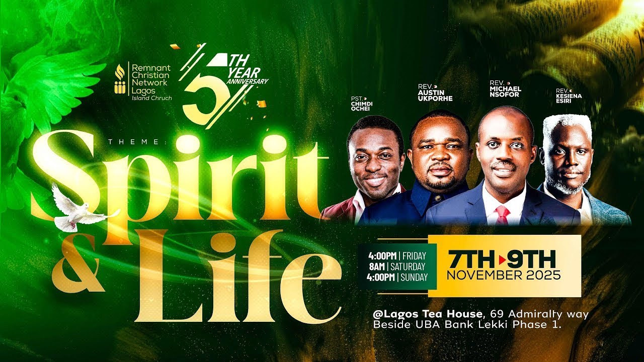 RCN LAGOS ISLAND CHURCH || SPIRIT AND LIFE || DAY 2 || EVANG. KESIENA ESIRI