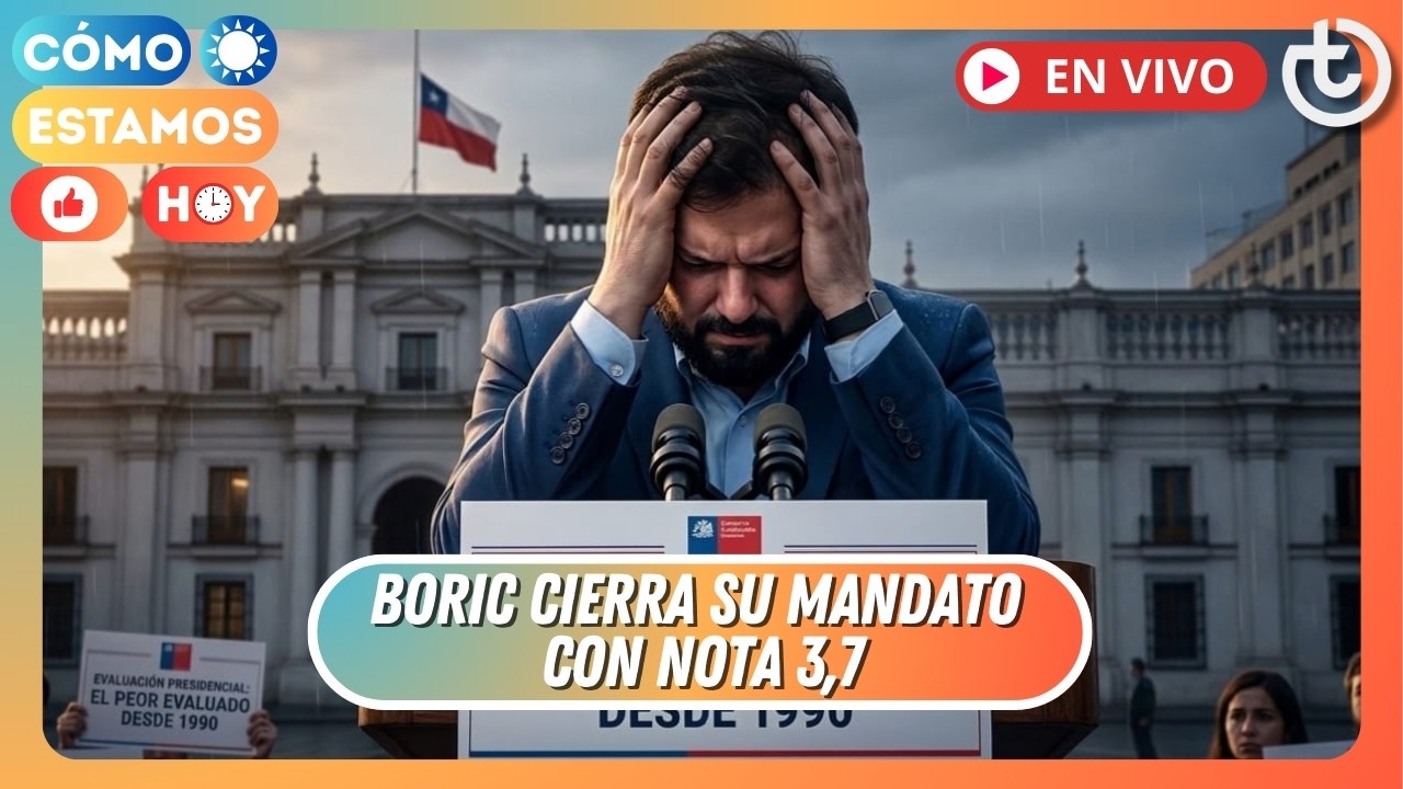 Encuesta Cadem califica a Presidente Boric con nota 3,7 | Tevex oficial