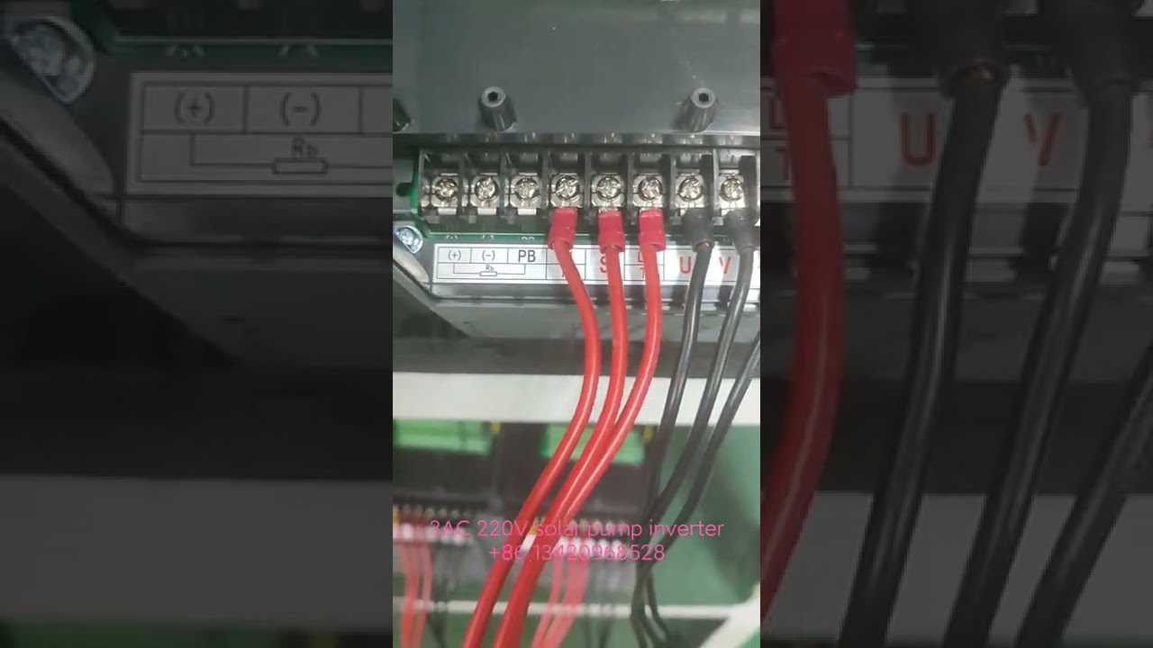 3AC 220V solar pump inverter solar irrigation system عاكس المضخة الشمسية onduleur de pompe solaire