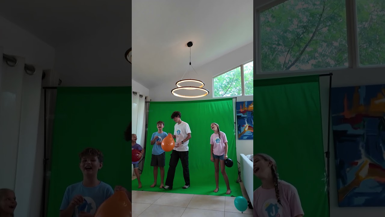 🤪 #челлендж с воздушными шарами 🎈