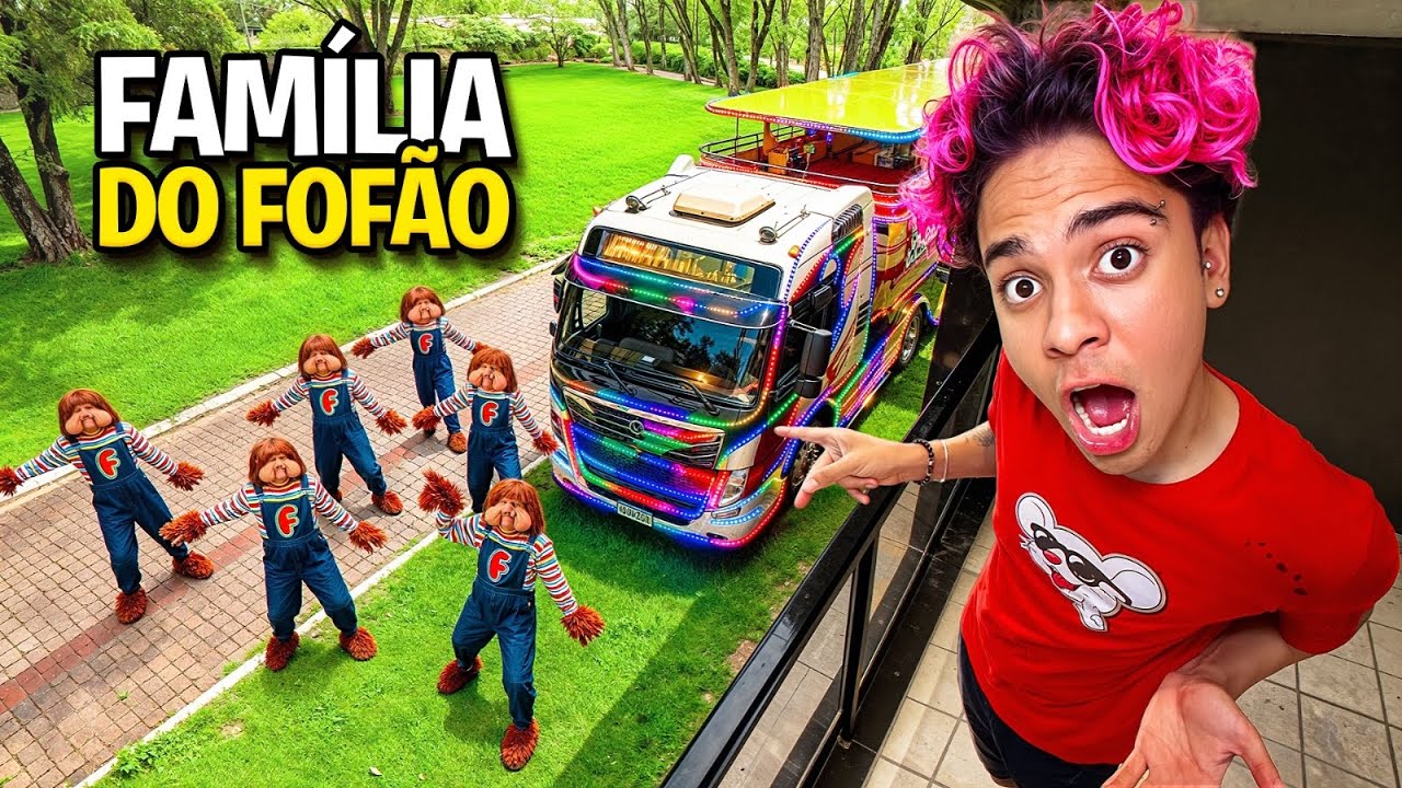 O FOFÃO FUGIU DA CARRETA DA ALEGRIA COM A FAMÍLIA DELE! * fim da carreta?