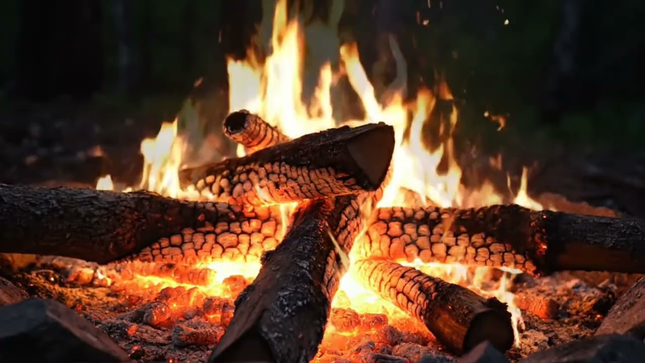Fireplace Glow and Warmth – Sleep Aid