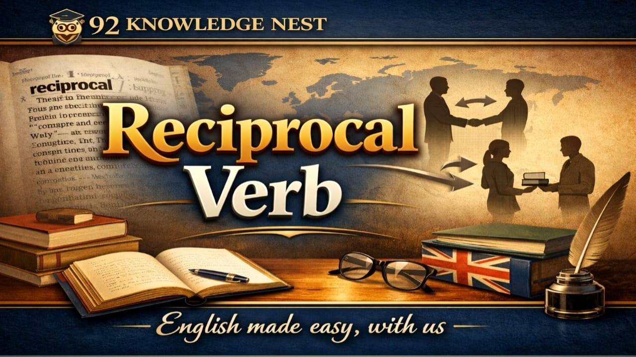 RECIPROCAL VERB||92 KNOWLEDGE NEST BY RIZWAN AHMED