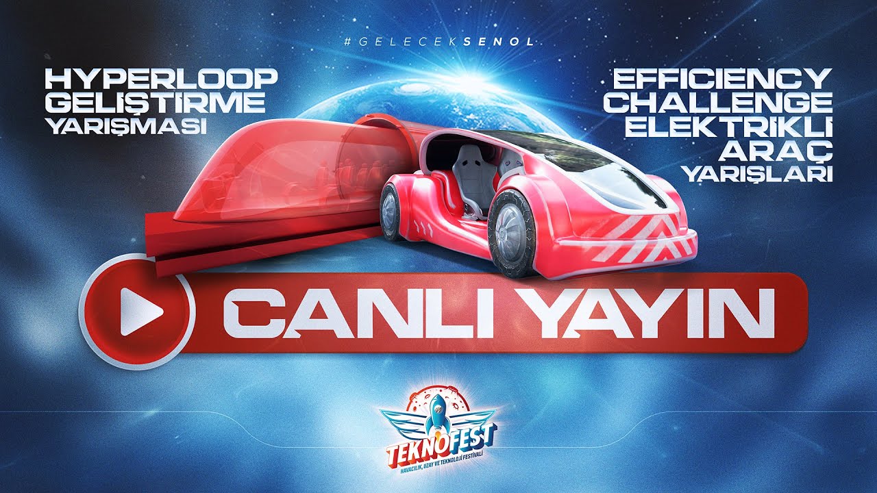 #CANLI | TEKNOFEST2024 | Hyperloop Geliştirme Yarışması 4. Gün - EC Elektrikli Araç Yarışları 5. Gün