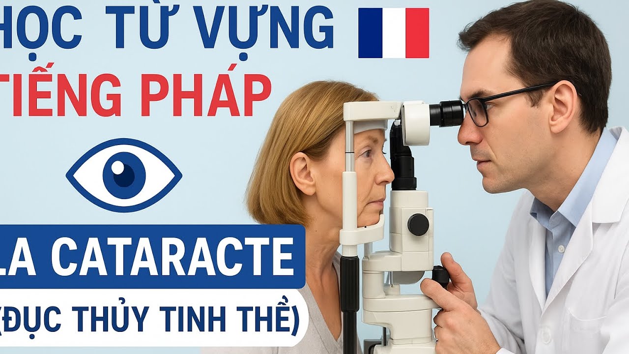 Học Từ Vựng Tiếng Pháp A2-B1 | Chủ Đề Sức Khỏe: Bệnh Đục Thủy Tinh Thể (La Cataracte) .