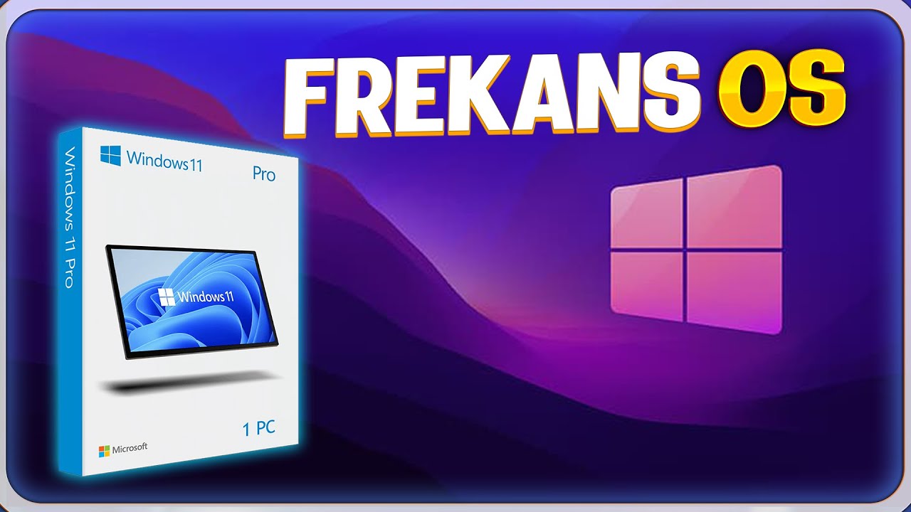🔴FrekansOS Çıkıyor! En Hızlı Özel Windows İşletim Sistemi?