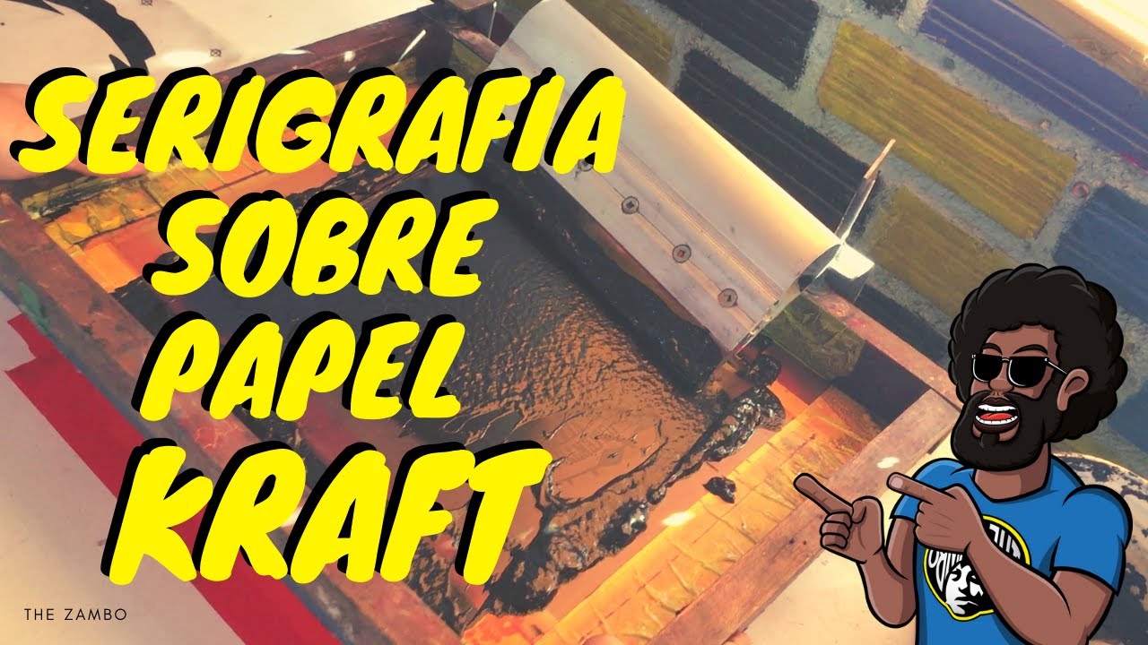 SERIGRAFIA sobre PAPEL KRAFT