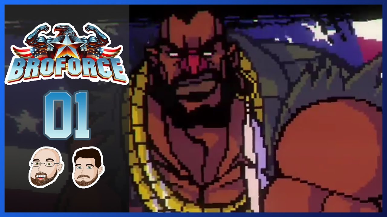 Broforce - PART 1: Bro... We're killing Satan... - GoofGroup Co-op Lets Play
