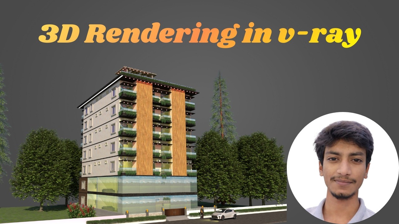 3D final rendering by v-ray....