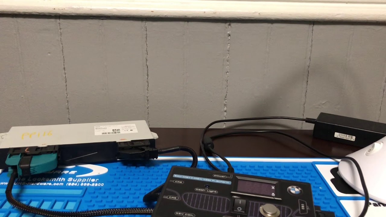 How to test a BMW cas4 key on the bench with simulator