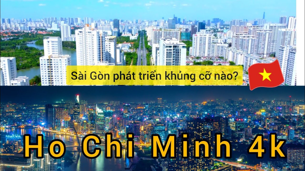 Ho Chi Minh City, Vietnam 🇻🇳 in 4k | Sài Gòn phát triển khủng cỡ nào? | Saigon Skyline 2023