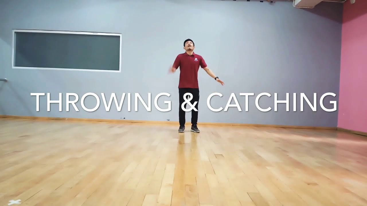 Throw and catch PE lesson at home