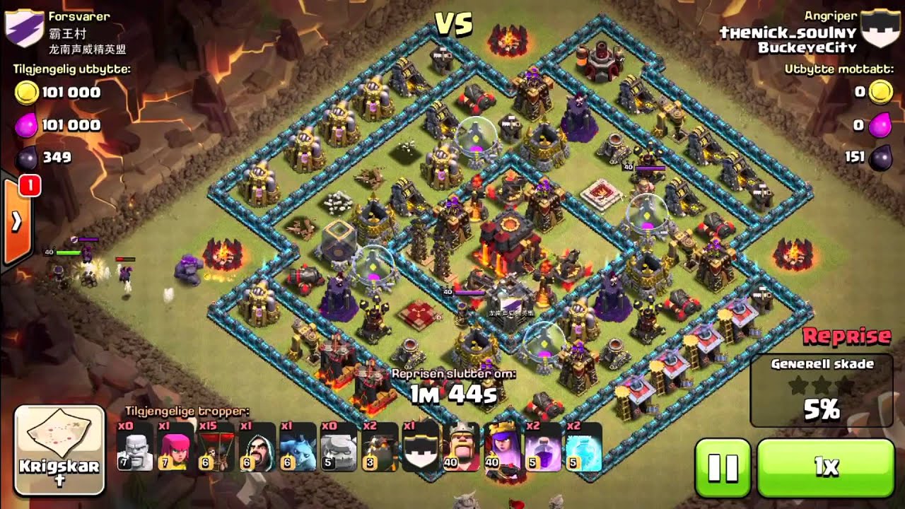 Clash Of Clans | FULLY MAX TH10 | 3 STAR GOLAVALOON ATTACK | ClashWithHector