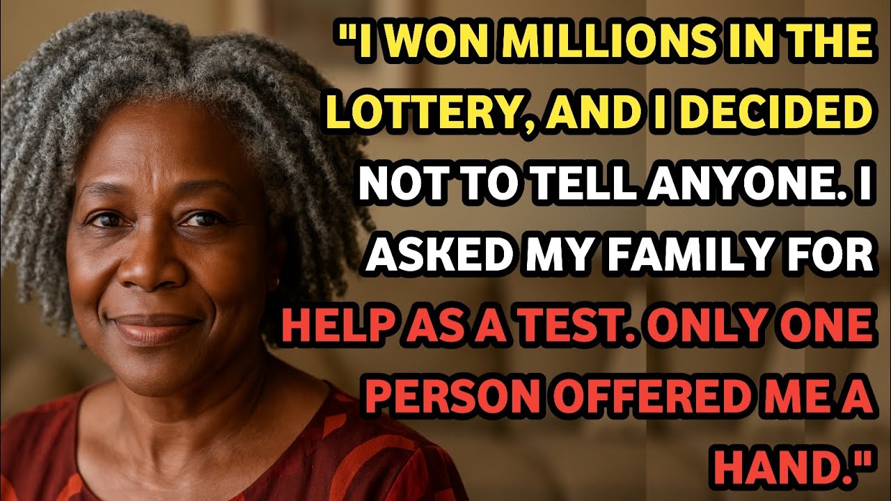 I Won Millions In The Lottery, And I Decided Not To Tell Anyone. I Asked My Family For Help As A...